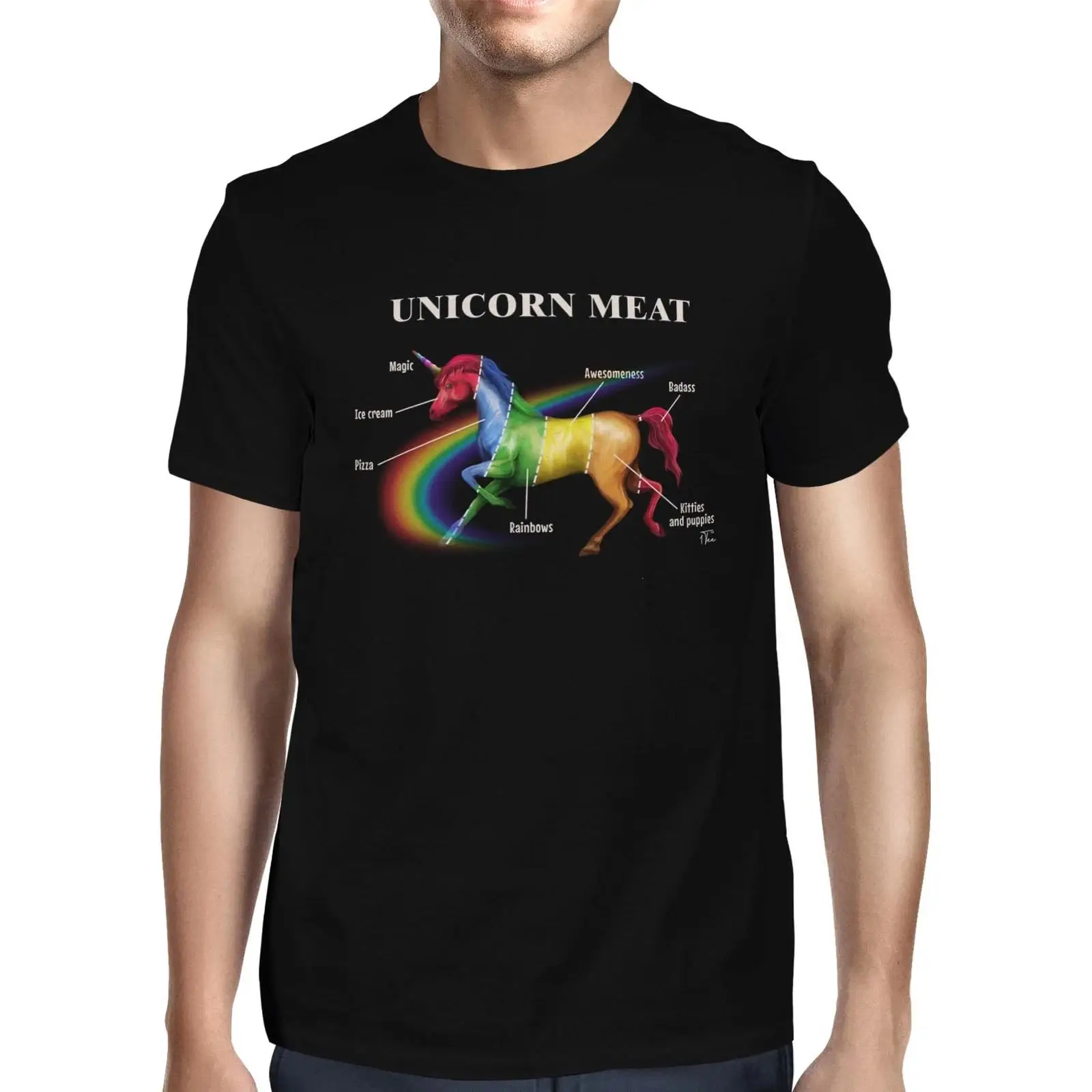 Vintage Fashion Guide - 1T T Shirt Men's Unicorn Meat