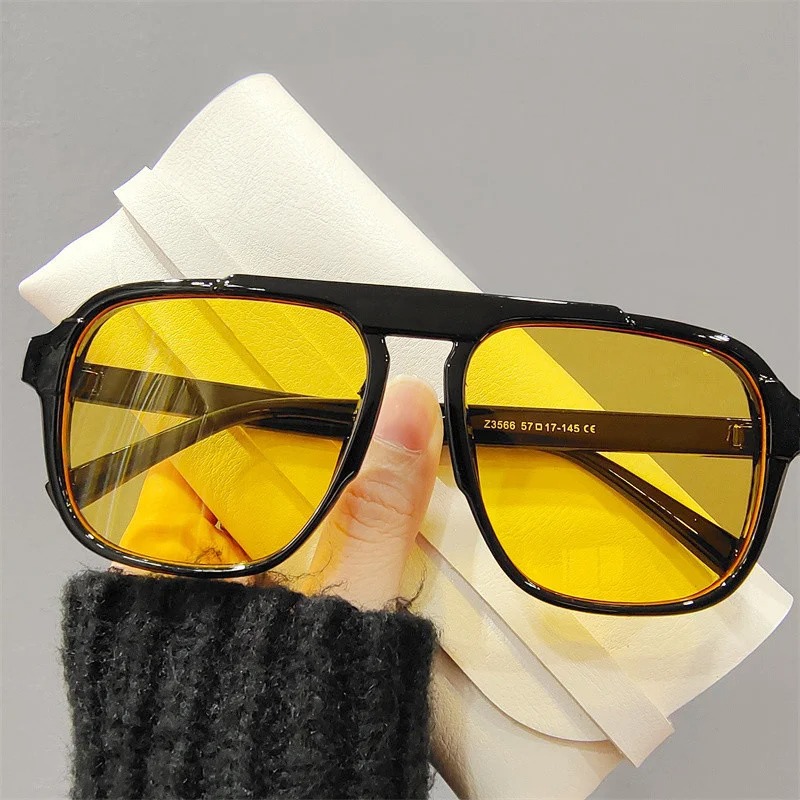 Vintage Fashion Designer - New Oversized Frame Sunglasses Classic Women's