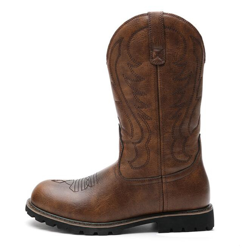 Vintage Fashion Designer - Fashion Designer Goth Men's Cowboy Boots