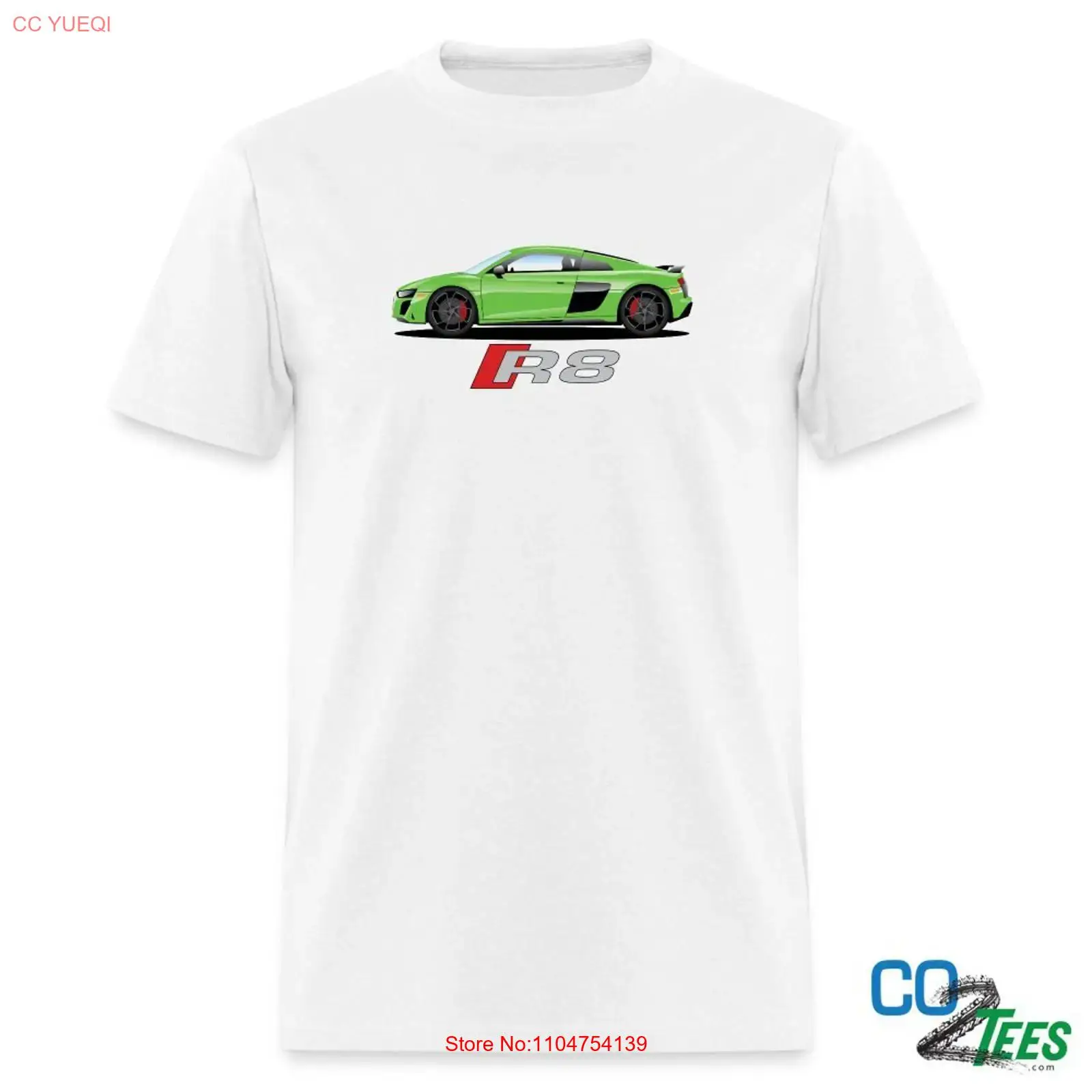 Vintage Fashion Theme - Green R8 V10 Themed T shirt