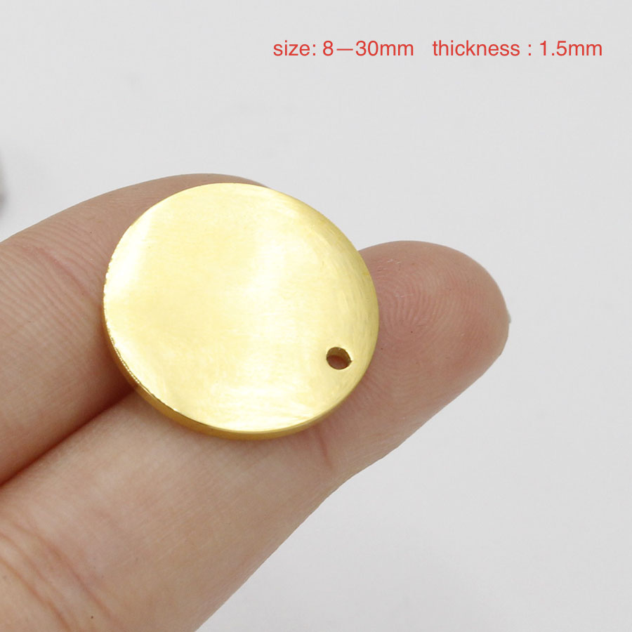 Vintage Fashion Tags - Bộ 50 8-30 Mm Màu Gương