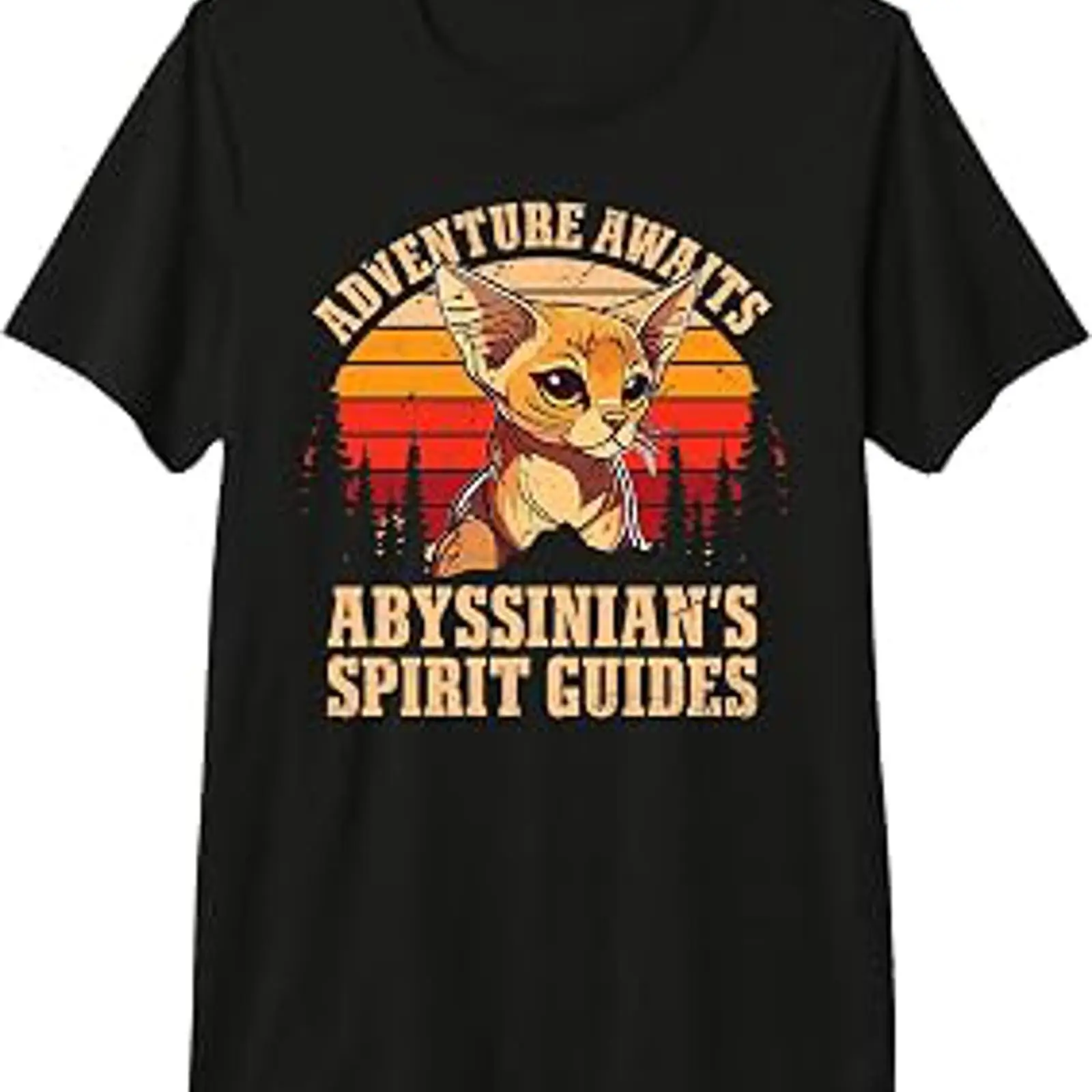 Vintage Fashion Guide - Adventure Awaits Abyssinian's Spirit Guides Cat