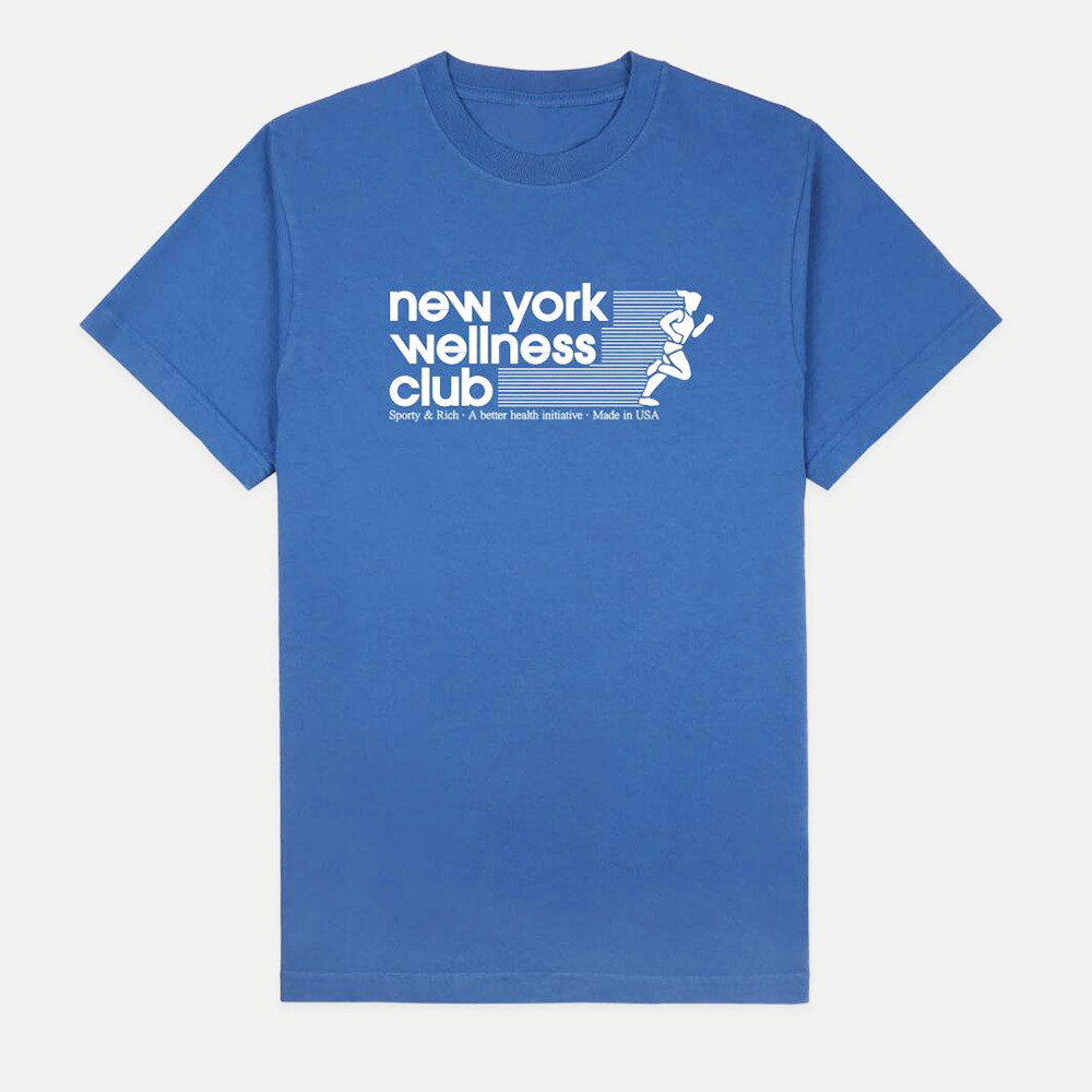Vintage Fashion York - New York Wellness Club Letters Printed