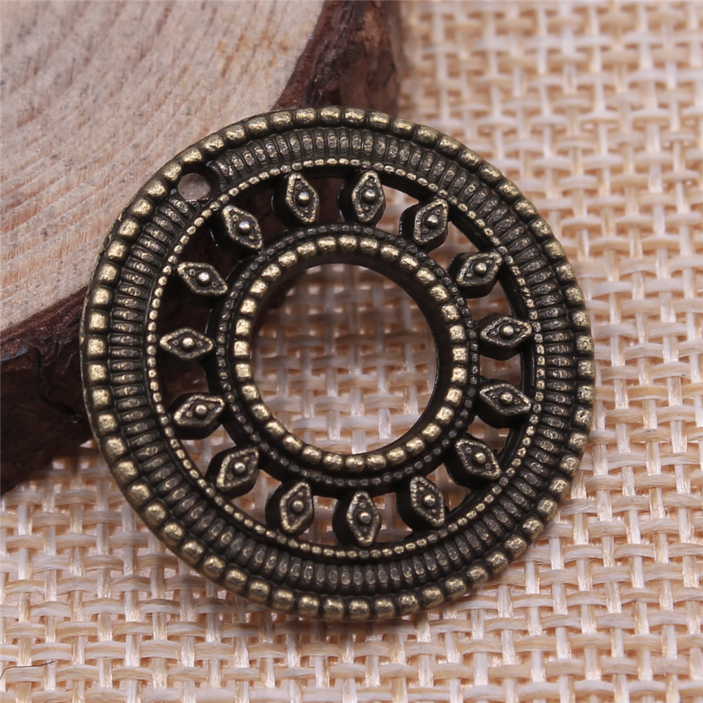 Vintage Fashion Theme - 10pcs 26x26mm(1.02x1.02inch) 2 Colors Antique Bronze
