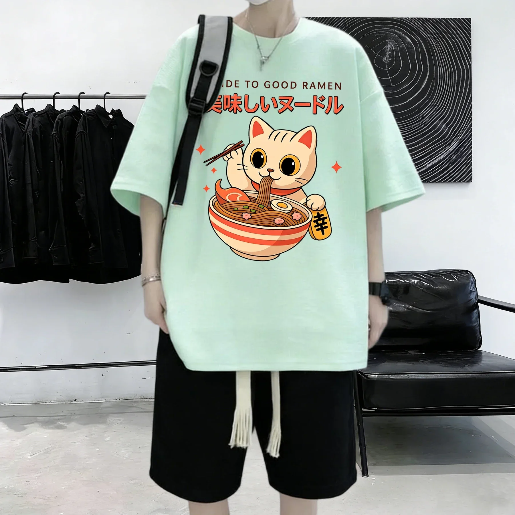Vintage Fashion Guide - Guide To Good Ramen Printed Mens