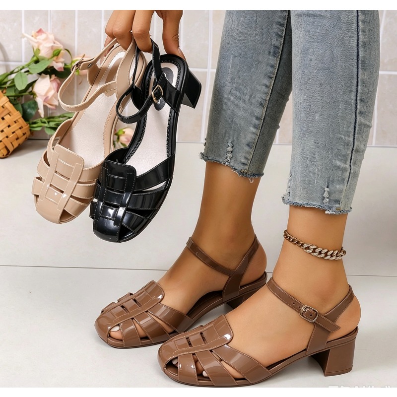 Vintage Fashion Designer - Summer New Vintage Roman Strap Sandals