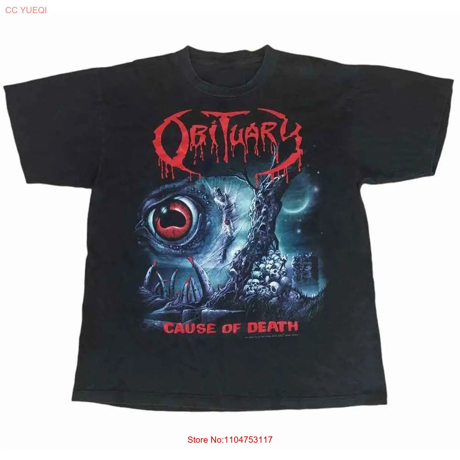 Vintage Fashion Obituaries - VINTAGE 90S OBITUARY AMERICAN DEATH METAL