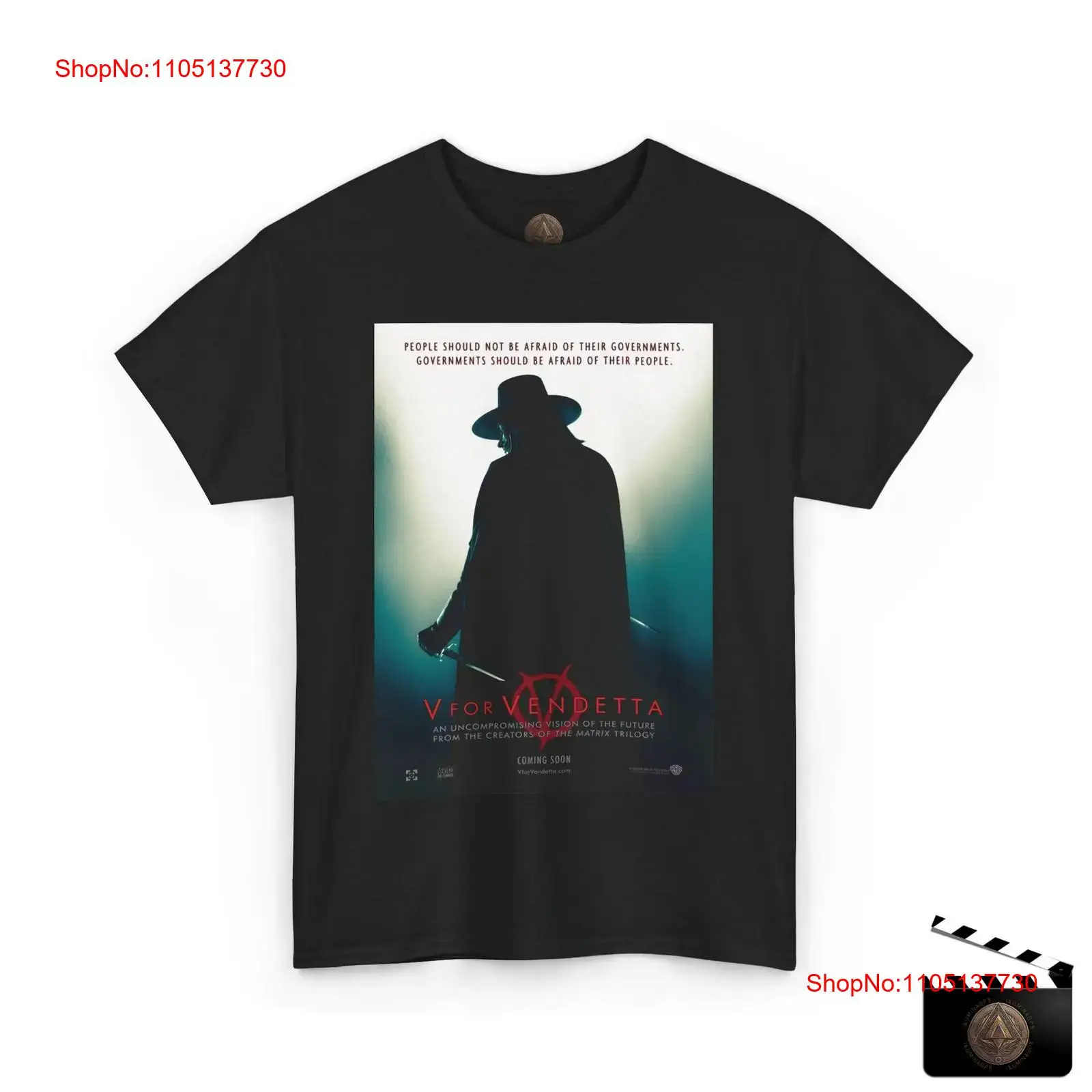 V Vintage Fashion - V For Vendetta Retro Movie Poster