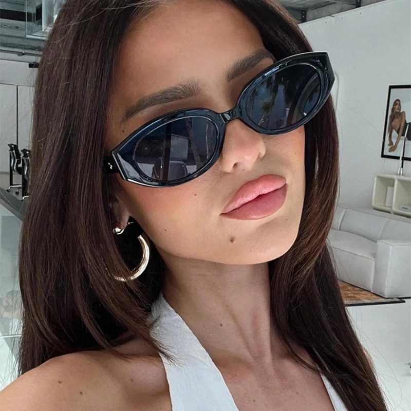 Vintage Fashion Female - Vintage Cat Eye Sunglasses Woman Retro