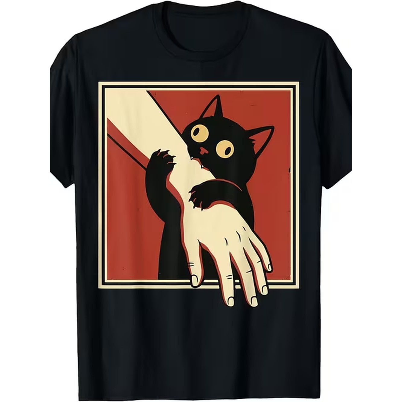 Vintage Fashion Theme - item picture retro cat biting arm