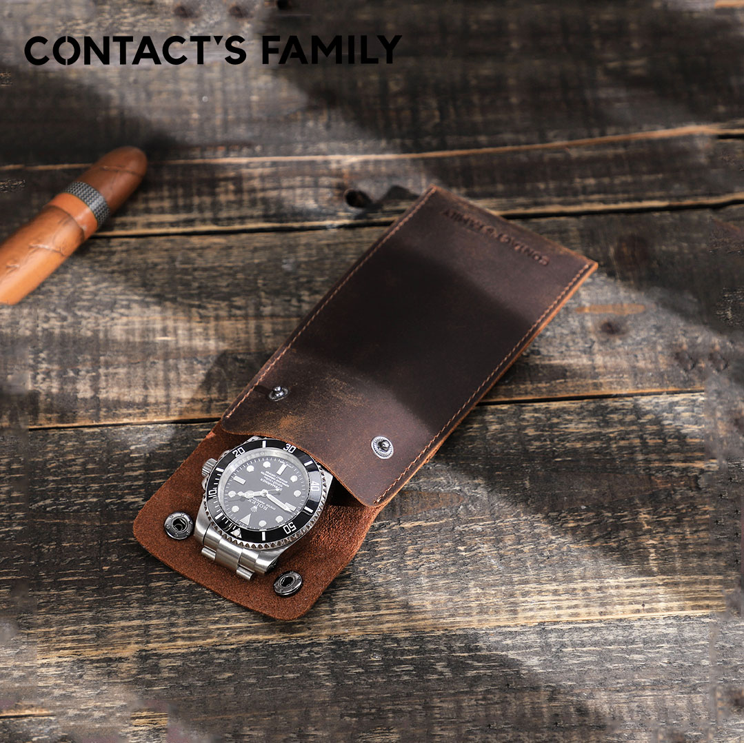 Vintage Fashion Tags - CONTACT'S FAMILY Vintage Genuine Leather Watch