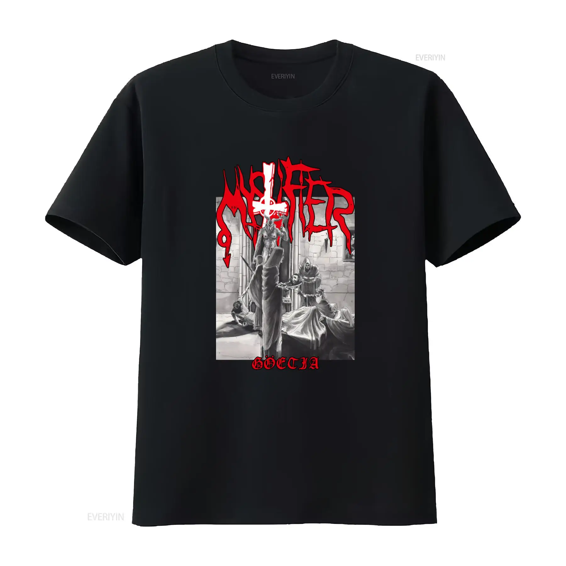 Vintage Fashion Influencers - Mystifier Goetia Black Metal T Shirt