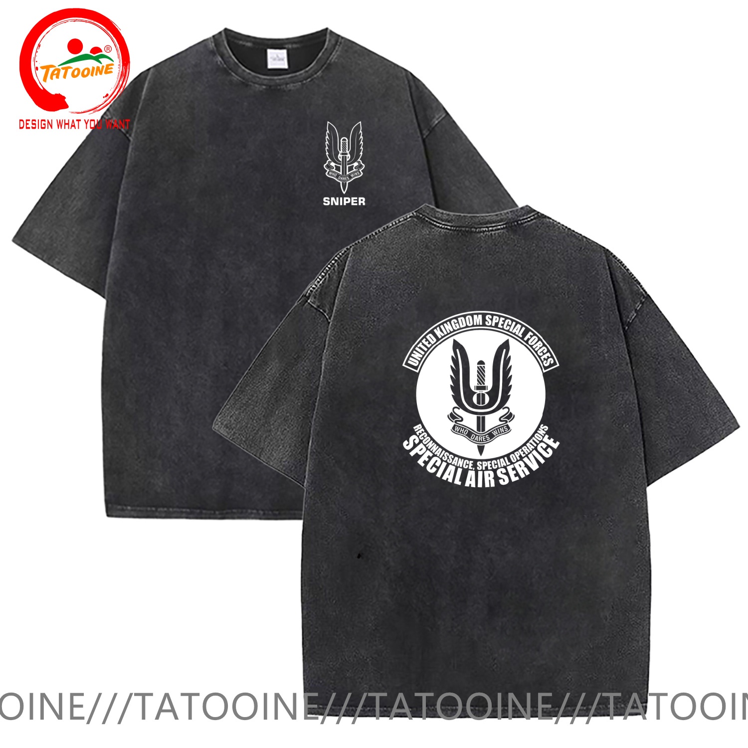 Vintage Fashion Uk - Vintage Washed Cotton T-Shirt Funny Designer