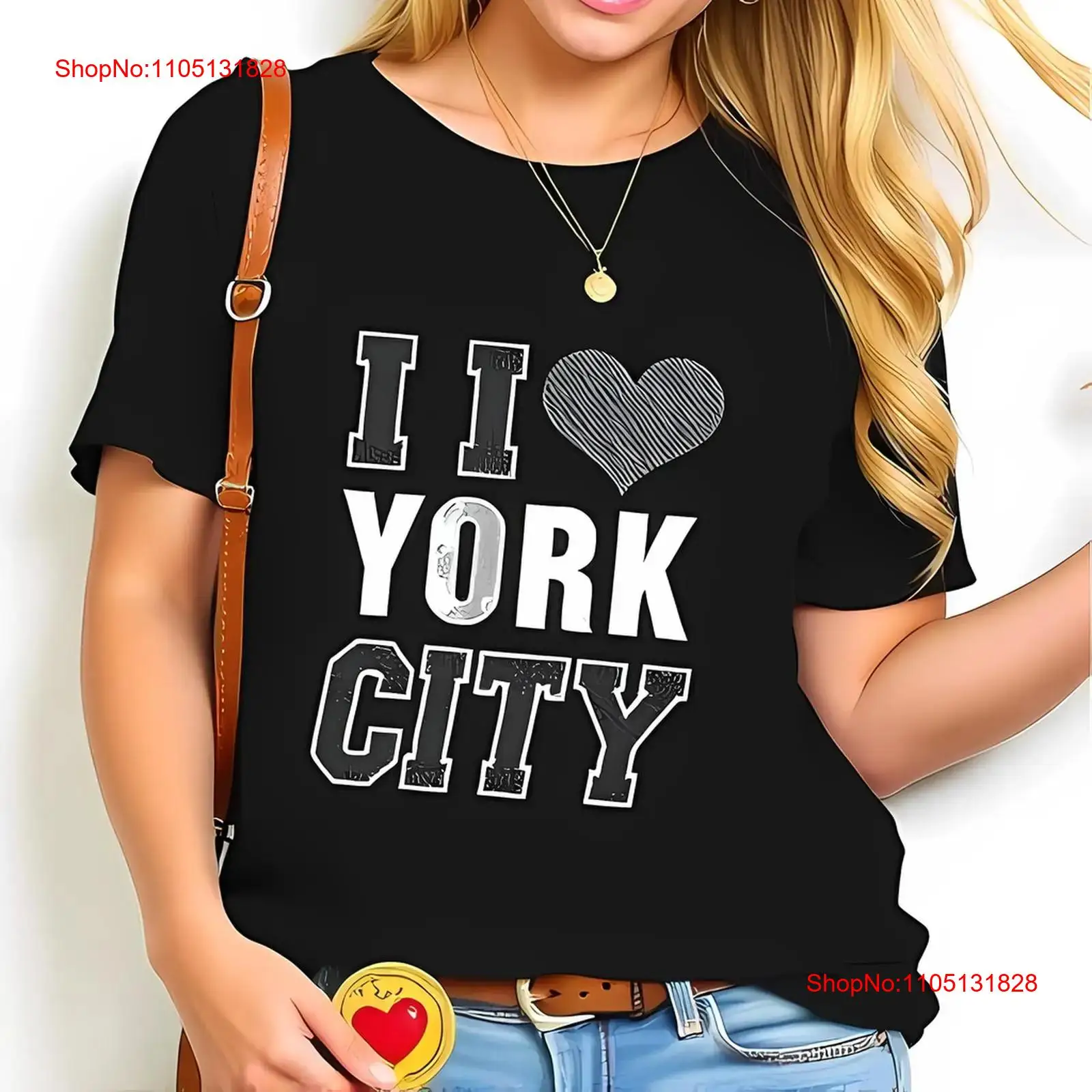 Vintage Fashion Font - Stylish Black T Shirt I Love
