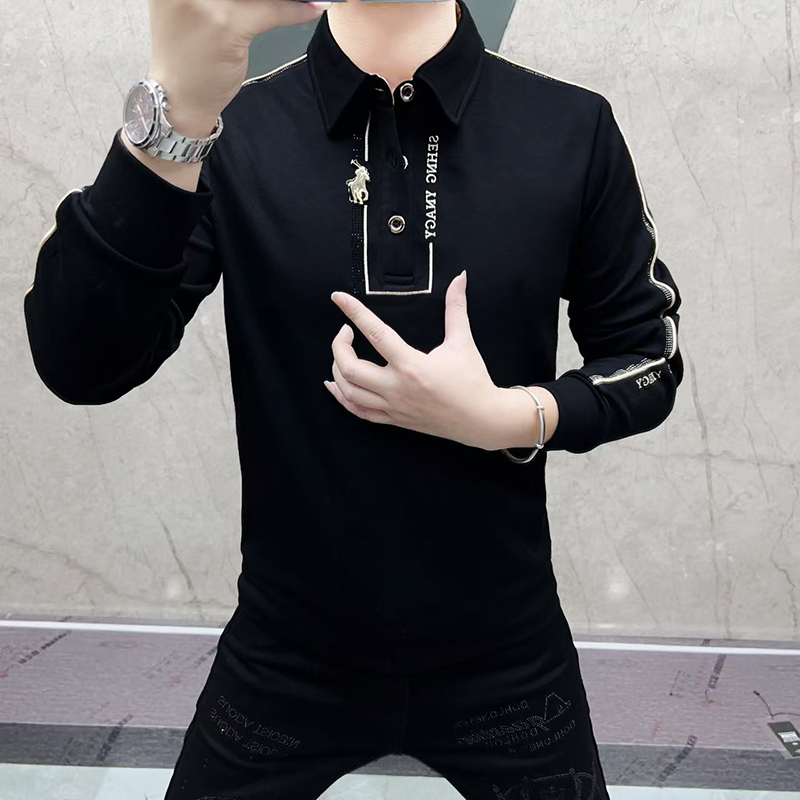 Rhinestone Long Sleeve Sweatsh - đánh giá và giá Vintage Fashion Outfits Men