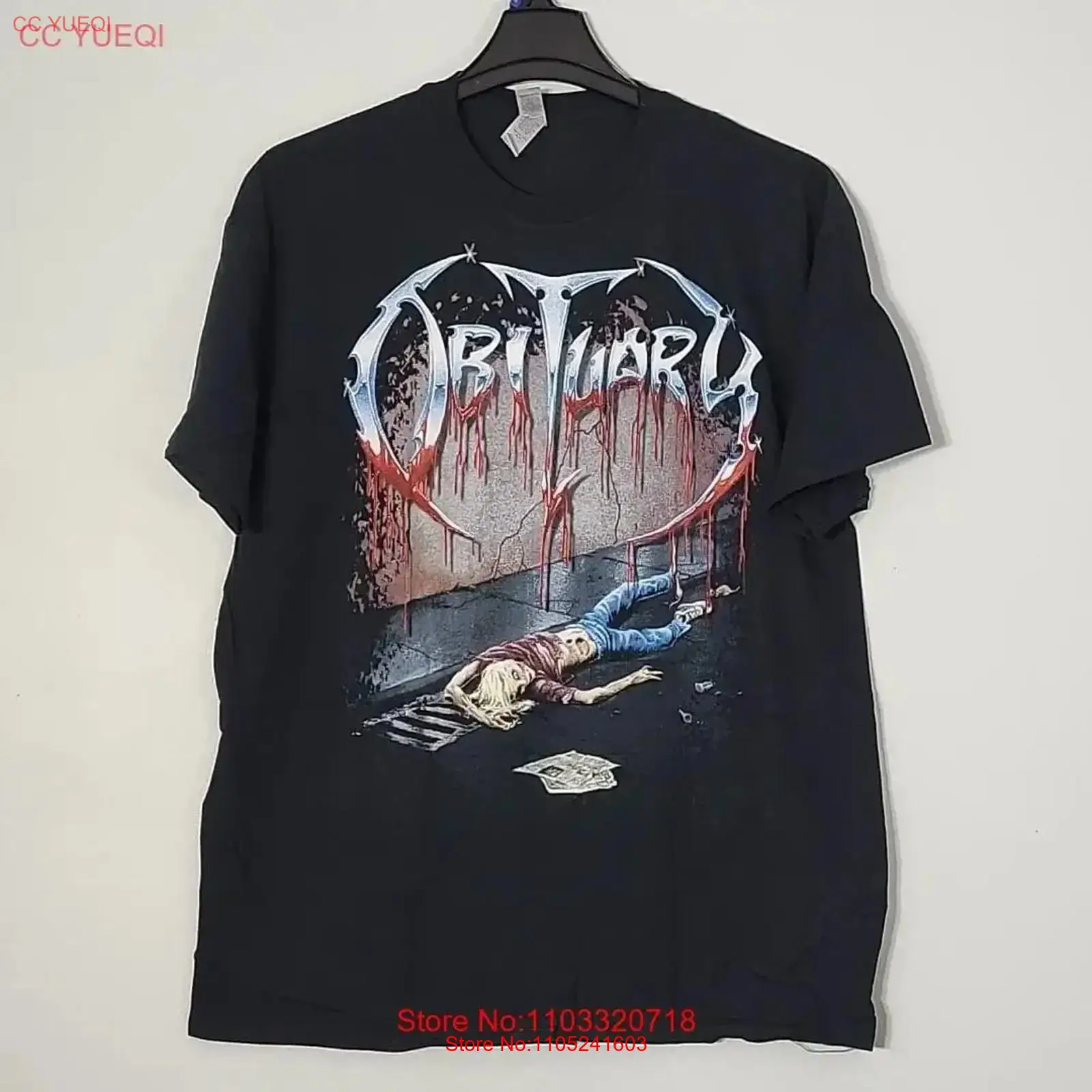 OBITUARY Slowly We Rot XL Offi - đánh giá và giá Vintage Fashion Obituaries
