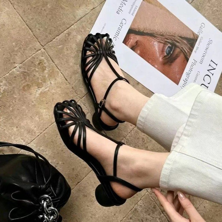 French-style Vintage Woven Toe - đánh giá và giá Vintage Fashion Heels