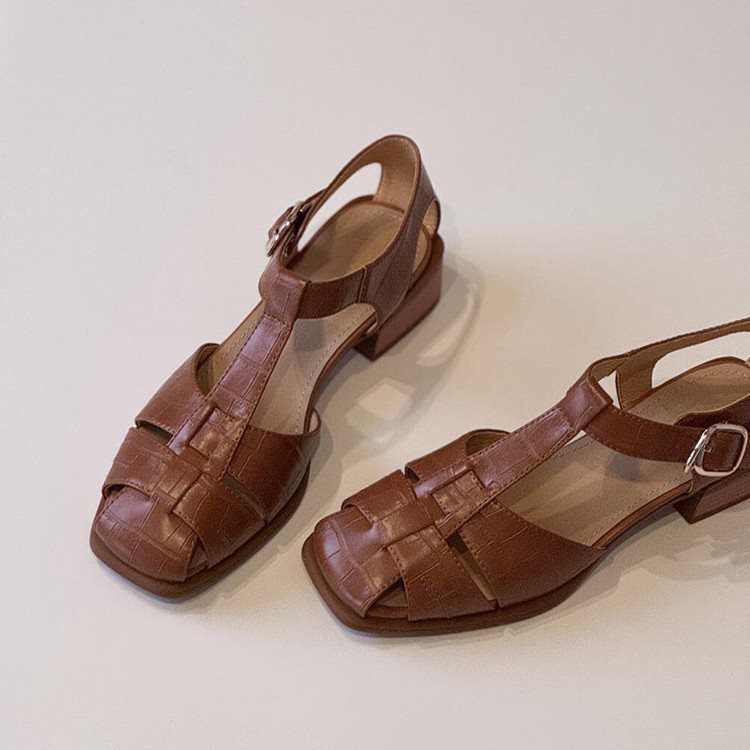 Women's Sandals Summer New Fas - đánh giá và giá Vintage Fashion Heels