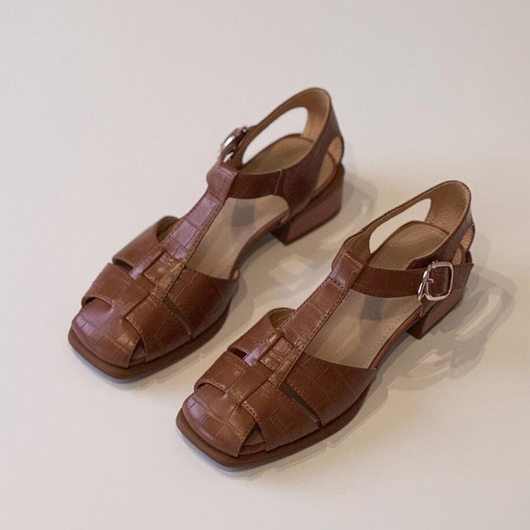 Women's Sandals Summer New Fas - đánh giá và giá Vintage Fashion Heels
