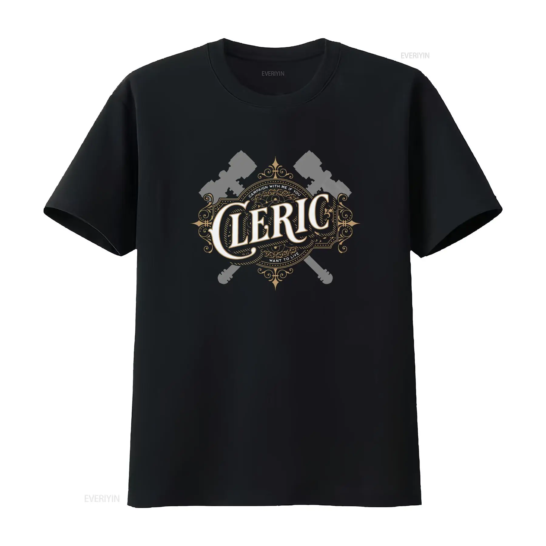 DnD Cleric T Shirt Retro Font  - đánh giá và giá Vintage Fashion Font