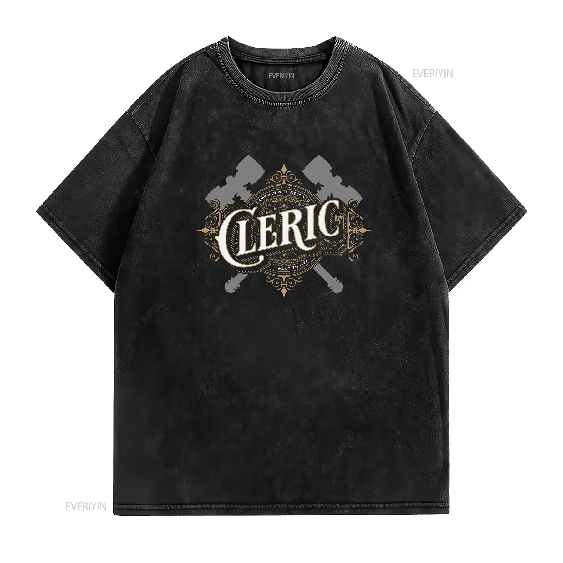DnD Cleric T Shirt Retro Font  - đánh giá và giá Vintage Fashion Font