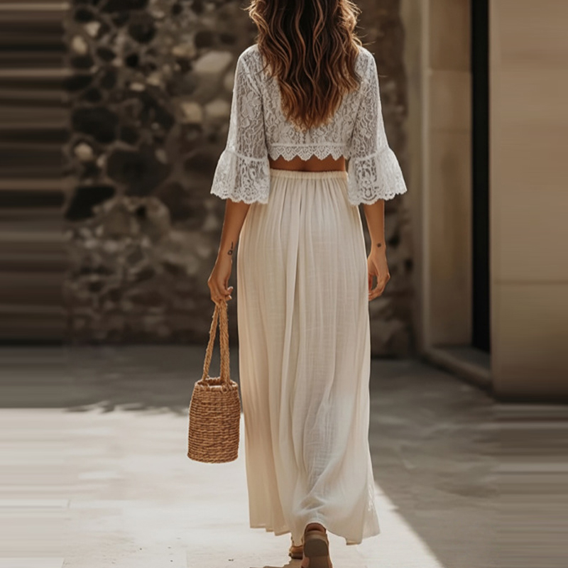 Sexy V-neck Flare Sleeve Top w - đánh giá và giá V Vintage Fashion