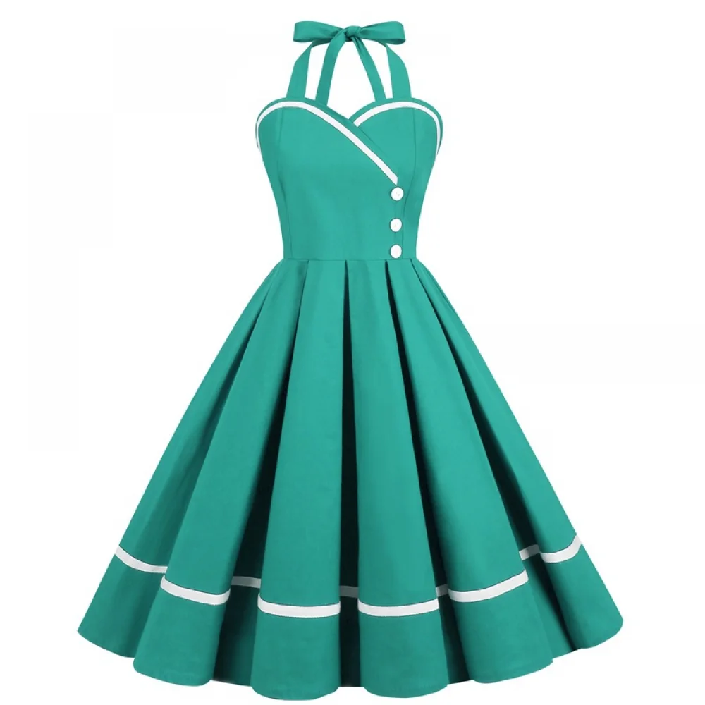 Halloween  50s 60s 80s Retro D - đánh giá và giá Vintage Fashion Women Dresses