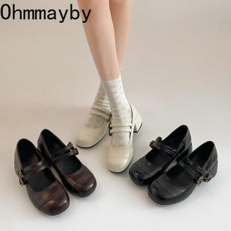 Vintage Thick Heel Women Mary  - đánh giá và giá Vintage Fashion Women Dresses