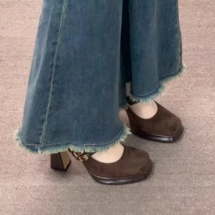 Vintage Thick High Women Mary  - đánh giá và giá Vintage Fashion Women Dresses