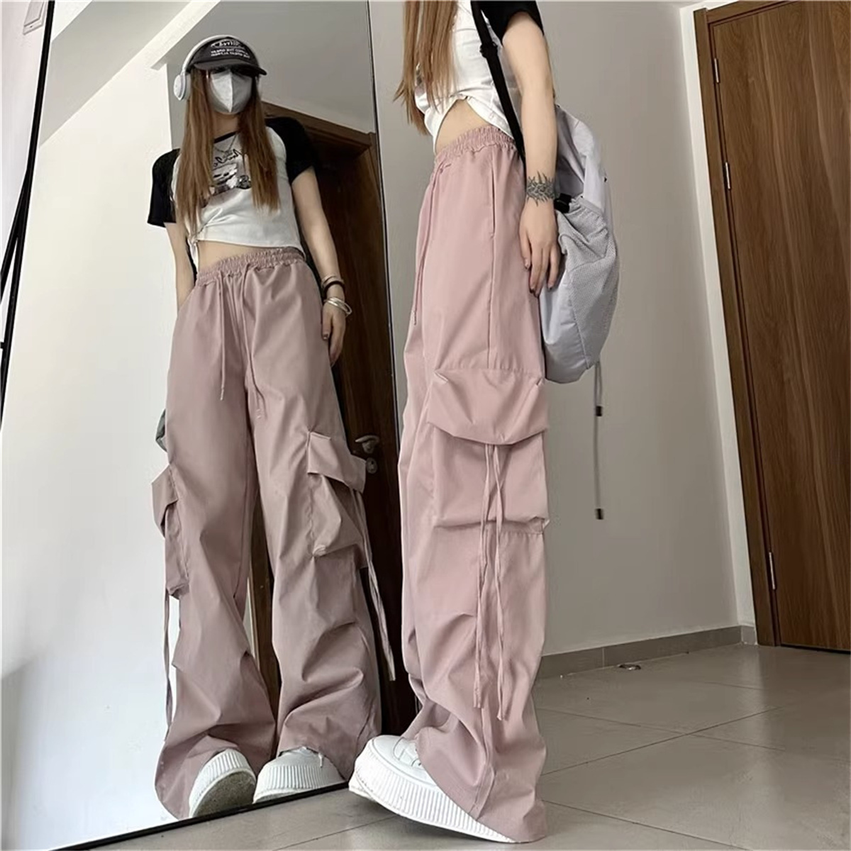 Plus Size Women Cargo Pants Hi - đánh giá và giá Vintage Fashion Ai