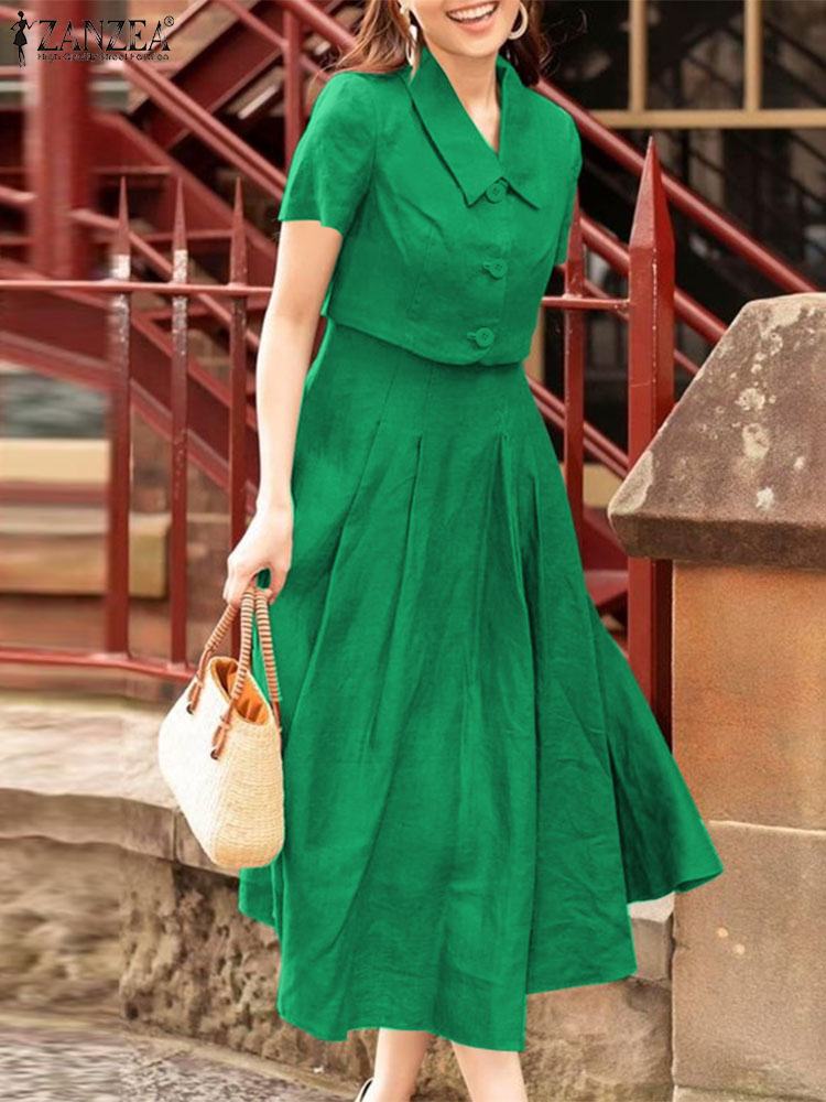 ZANZEA Women Two Piece Sets 20 - đánh giá và giá Vintage Fashion Ai