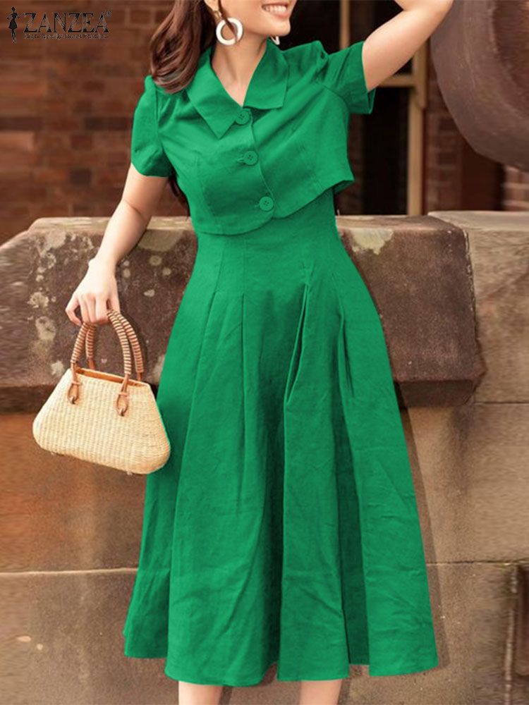 ZANZEA Women Two Piece Sets 20 - đánh giá và giá Vintage Fashion Ai