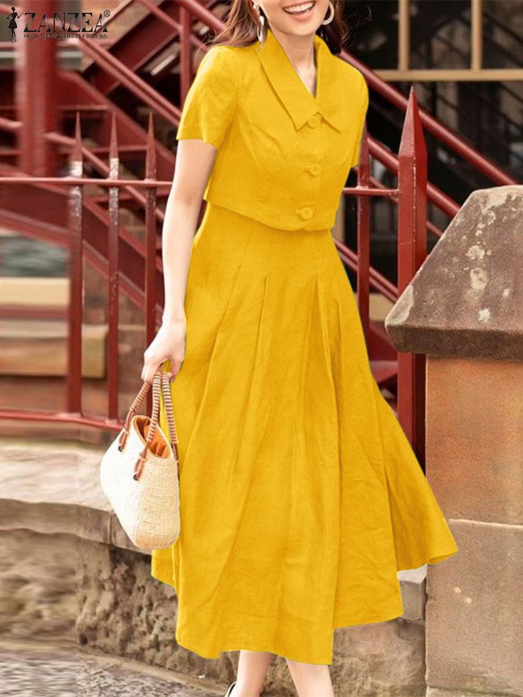 ZANZEA Women Two Piece Sets 20 - đánh giá và giá Vintage Fashion Ai