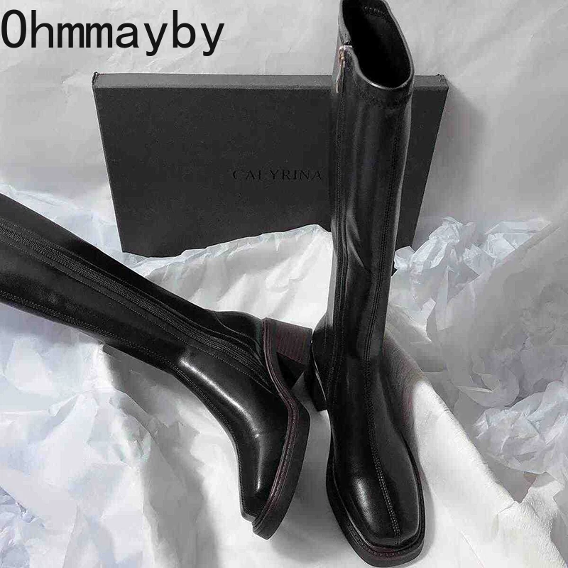 Vintage Thick Heel Women Knee  - đánh giá và giá Vintage Fashion Heels
