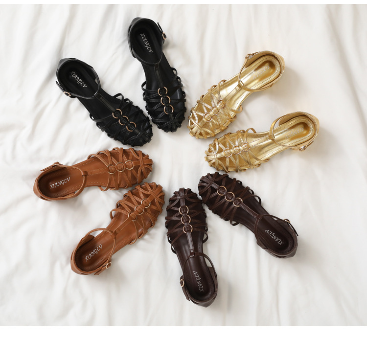 Plus Size Women Roman Sandals  - đánh giá và giá Vintage Fashion Women Dresses