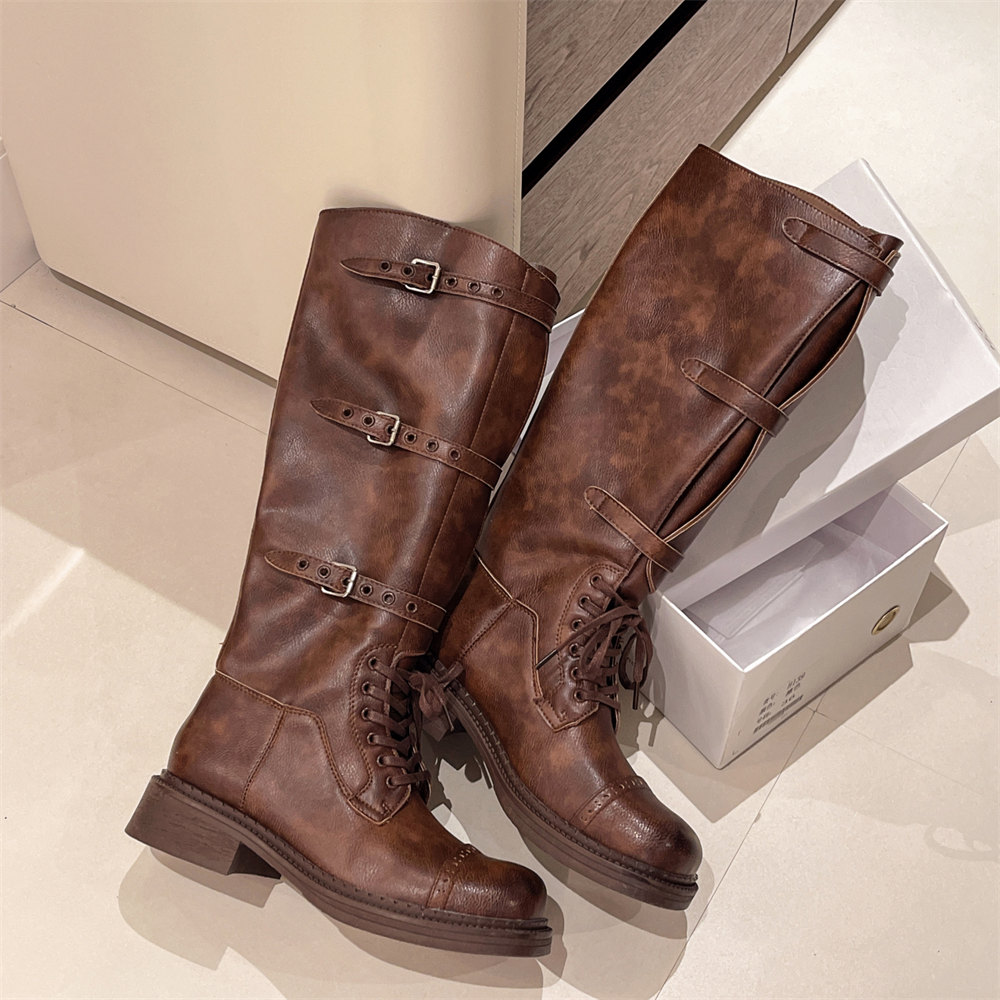 Women's Knee High Boots Vintag - đánh giá và giá Vintage Fashion Designer
