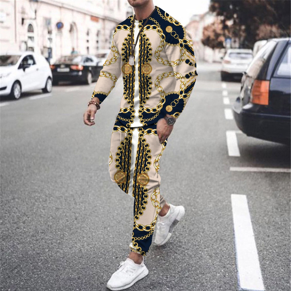 Men's T-Shirts Sets Luxury Vin - đánh giá và giá Vintage Fashion Outfits Men