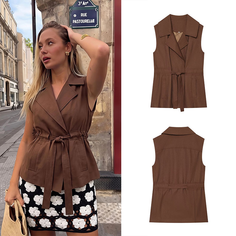 Guobioziy Women's Linen Vest 2 - đánh giá và giá Vintage Fashion Collection