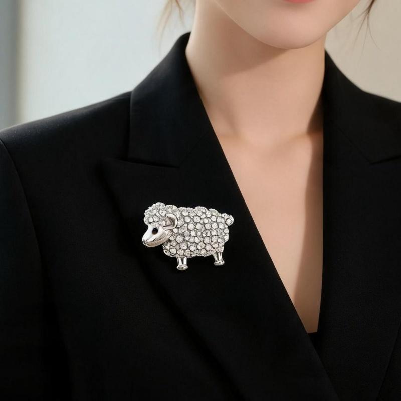 1 Pcs Vintage Pearl Sheep Goat - đánh giá và giá Vintage Fashion Outfits Men