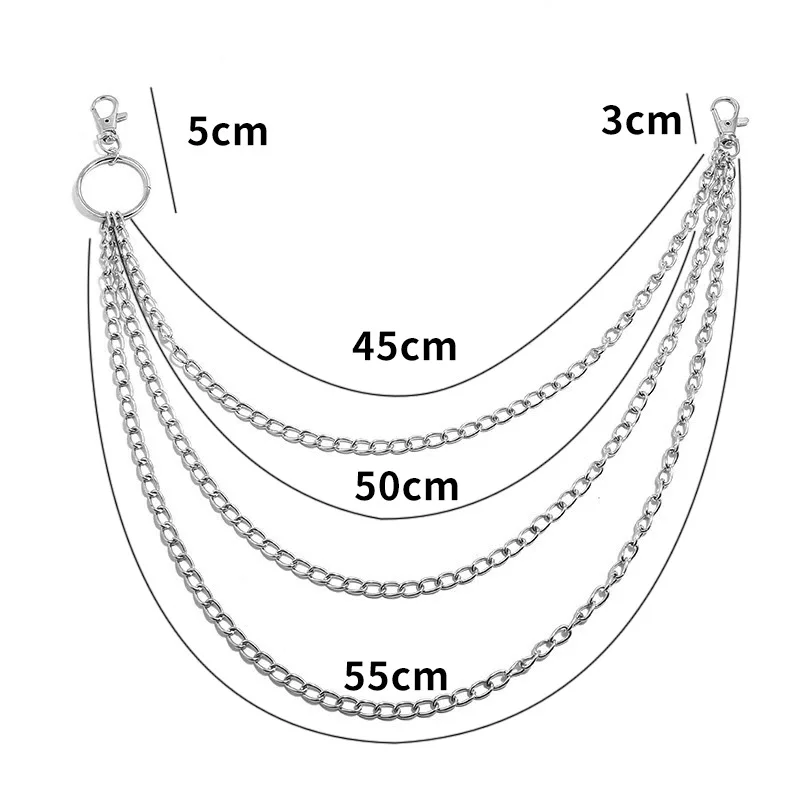 Layer Metal Belt Chain Punk Ho - đánh giá và giá Vintage Fashion Theme