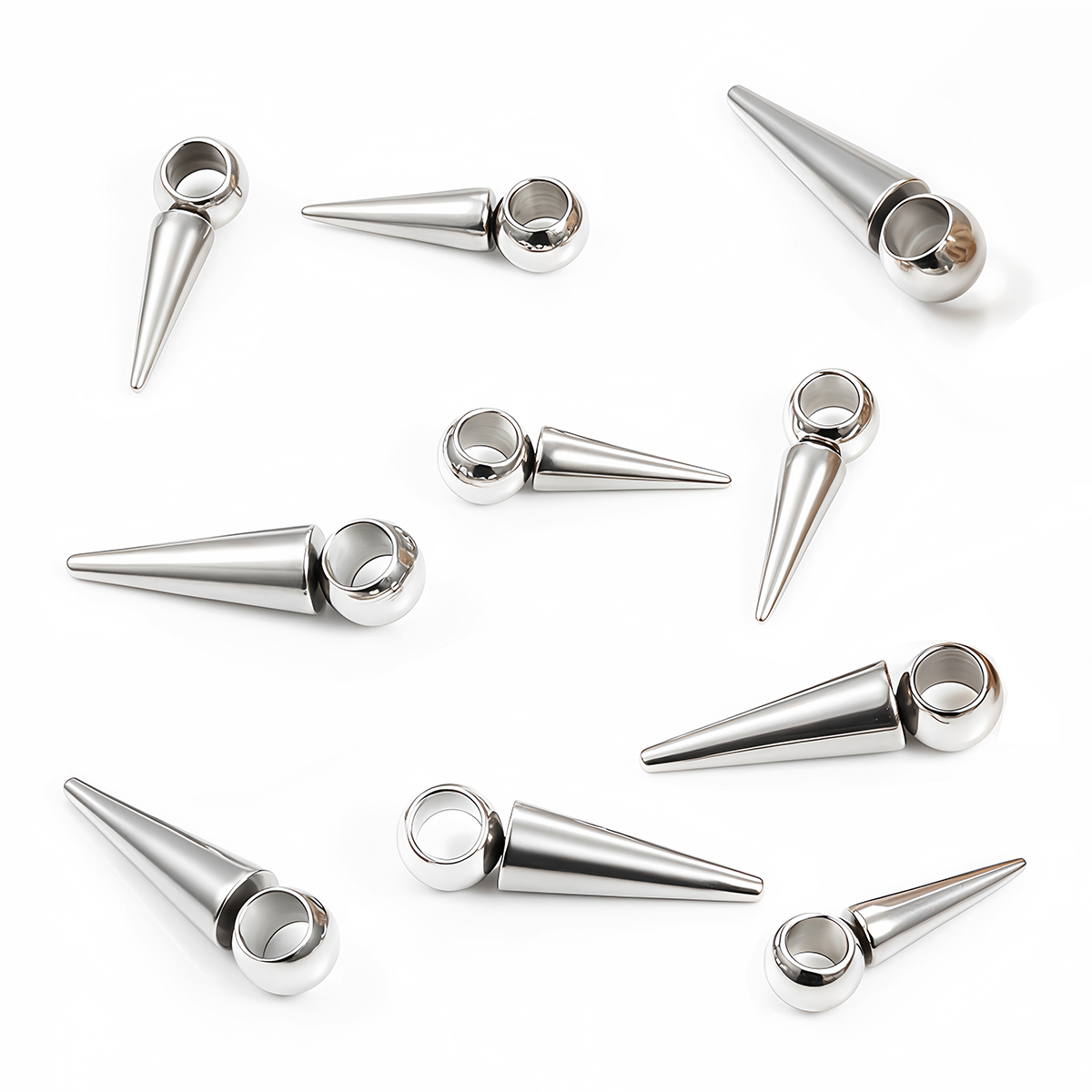 10pcs Retro Cone Charms Pendan - đánh giá và giá V Vintage Fashion