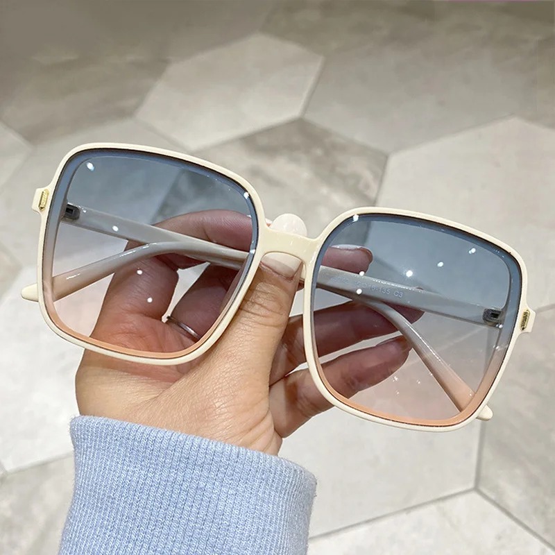 Vintage Oversized Square Sungl - đánh giá và giá Vintage Fashion Female