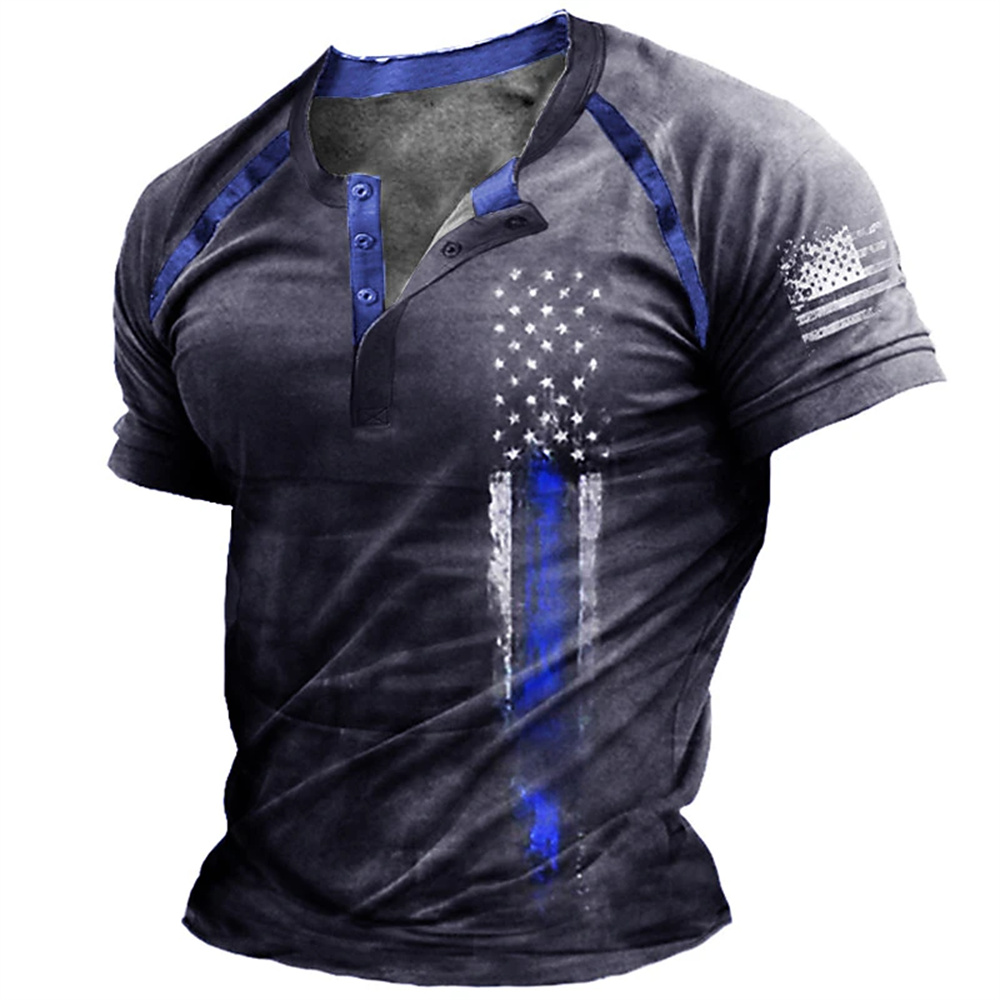Funny 3D American Flag Print M - đánh giá và giá Vintage Old Fashion