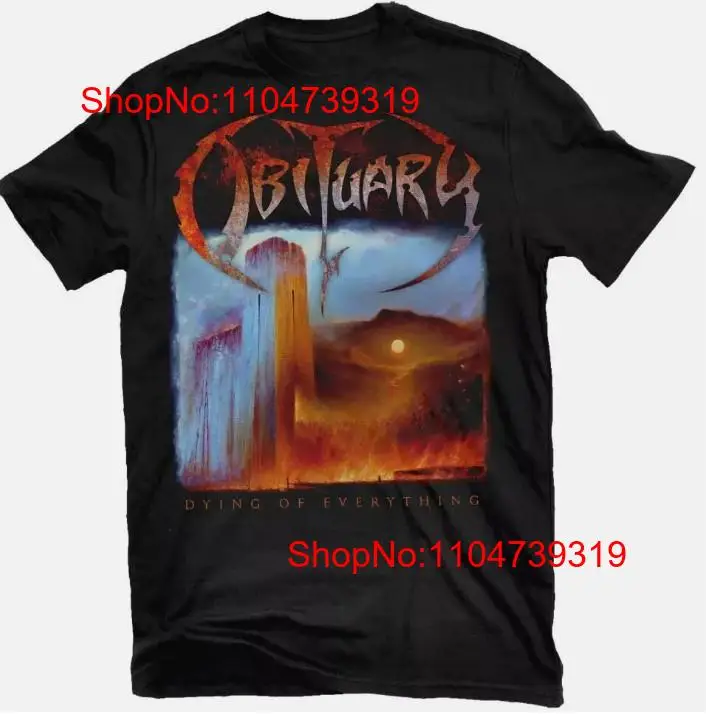 Obituary Dying of Everything T - đánh giá và giá Vintage Fashion Obituaries