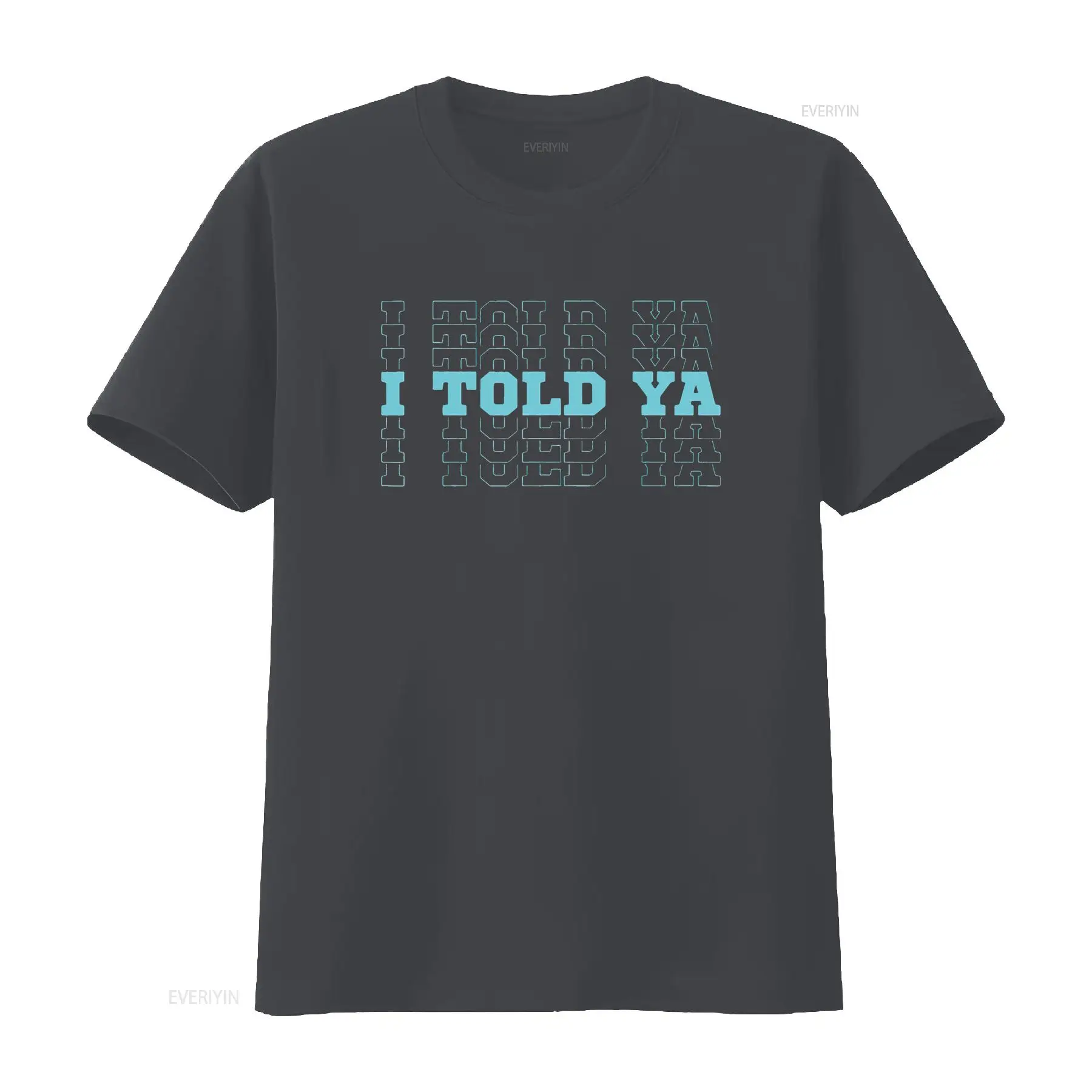 Funny Cute I Told Ya Cyan Blue - đánh giá và giá Vintage Fashion Font