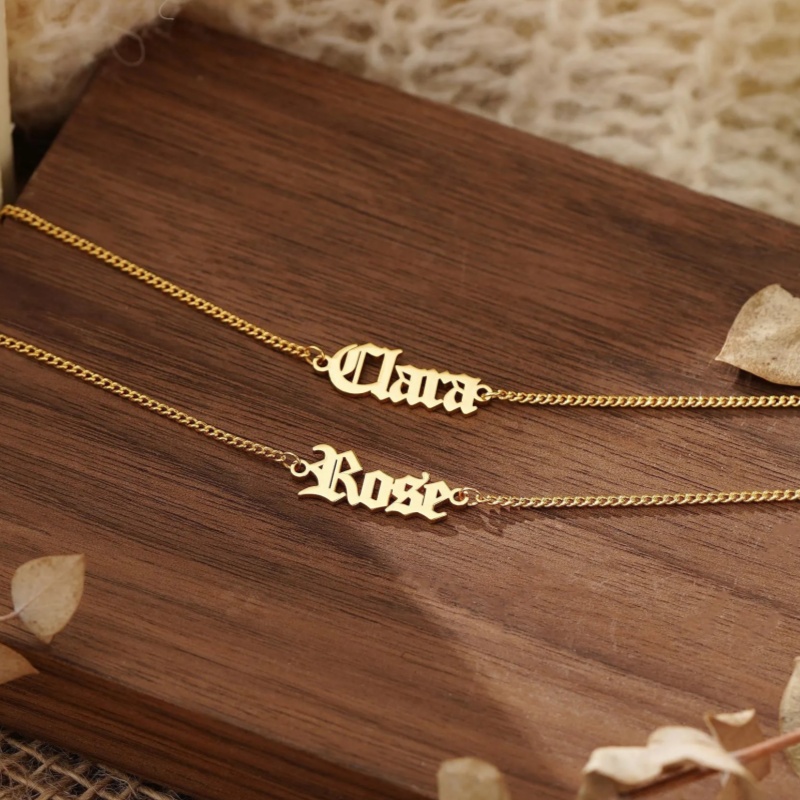 Custom Stainless Steel Old Eng - đánh giá và giá Vintage Fashion Font