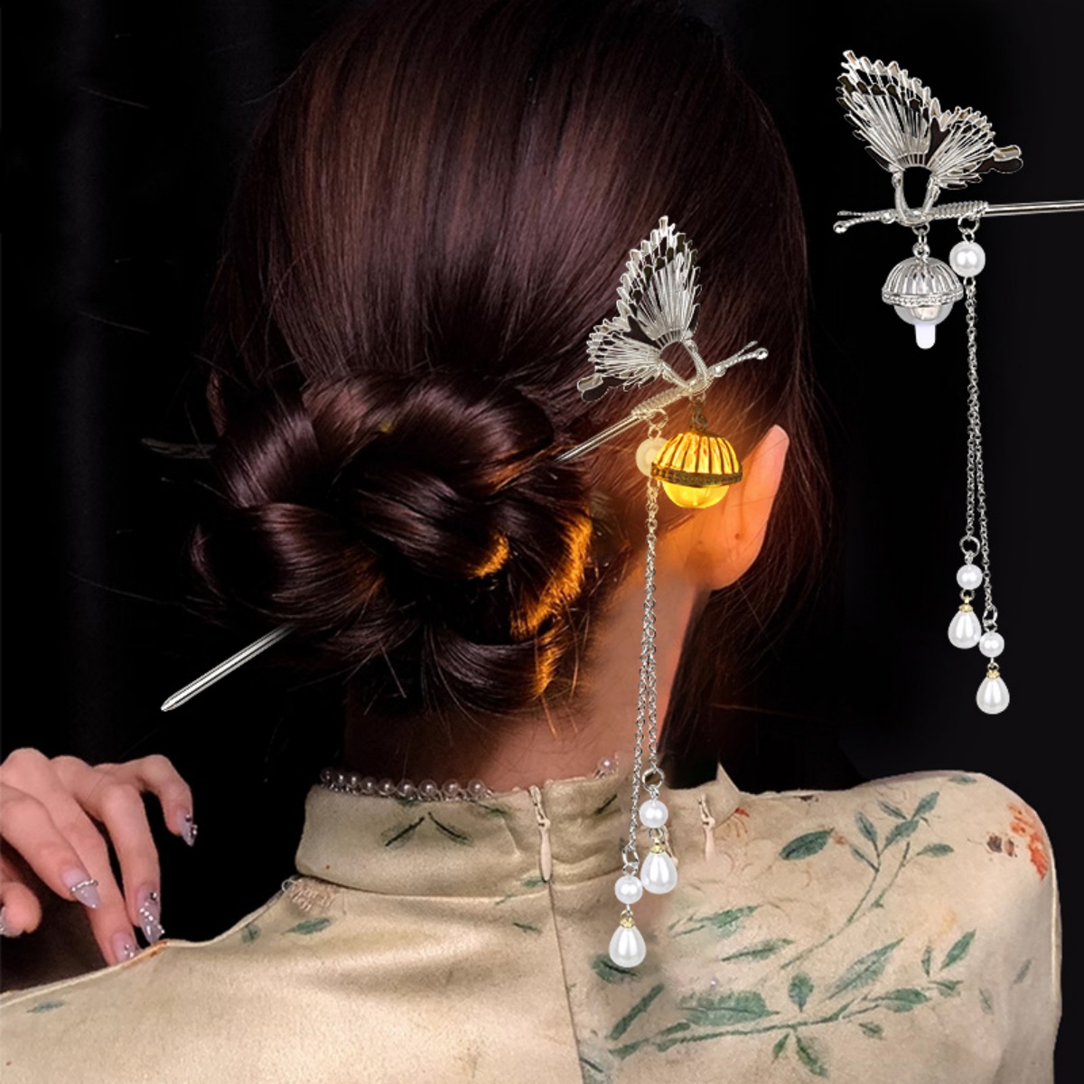 Luminous Flower Hairpin For Wo - đánh giá và giá Vintage Fashion Ai