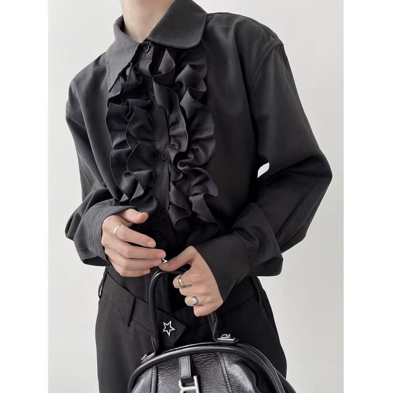 Niche Bisex Lotus Edge Tops Ne - đánh giá và giá Vintage Fashion Outfits Men