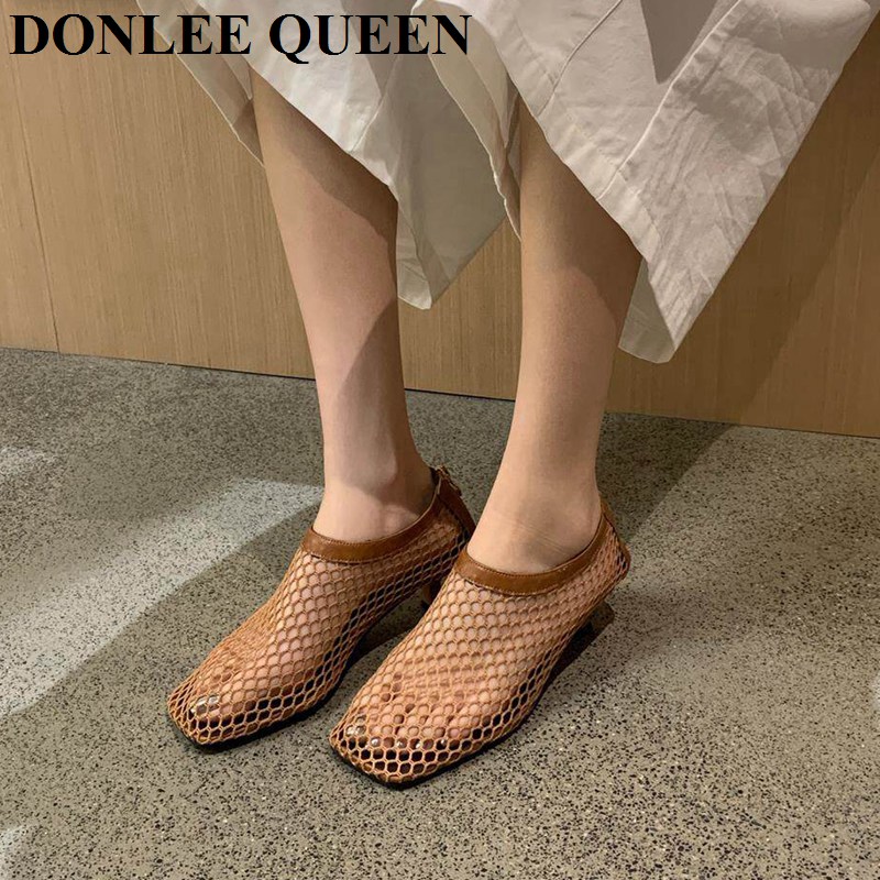 Vintage Mesh Square Toe Mule S - đánh giá và giá Vintage Old Fashion
