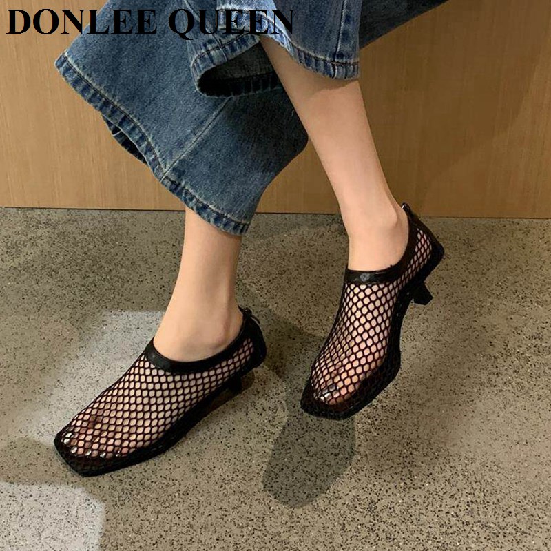 Vintage Mesh Square Toe Mule S - đánh giá và giá Vintage Old Fashion